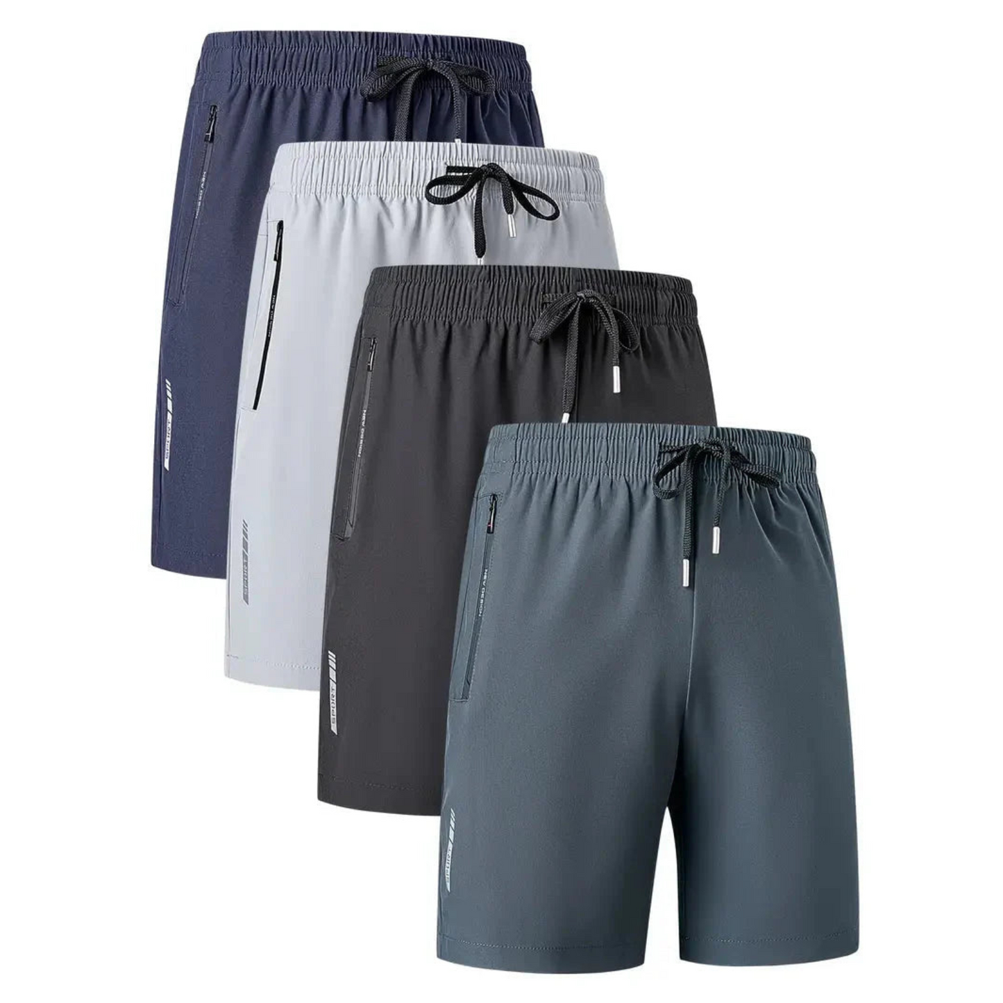 Men's Stretchable Cotton Shorts: Buy 2 Get 2 Free