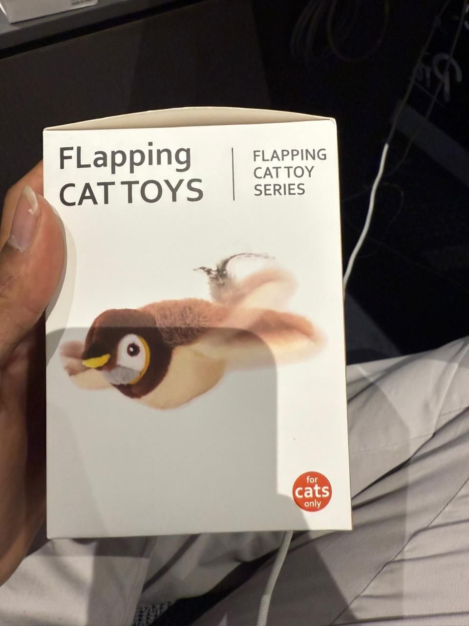 Interactive Chirping & Flapping Toy for Pets