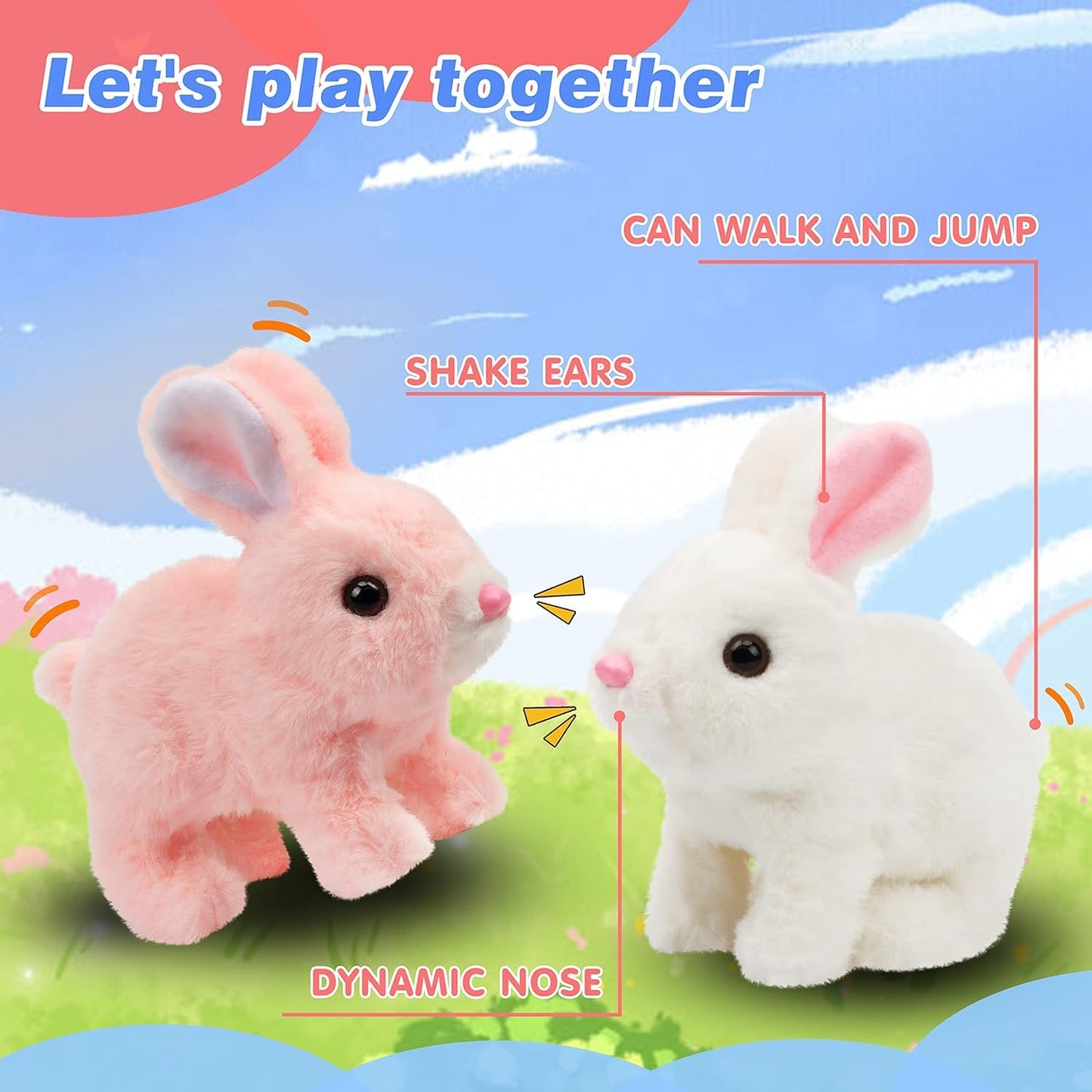 HappyHops™ Jumping Rabbit Toy