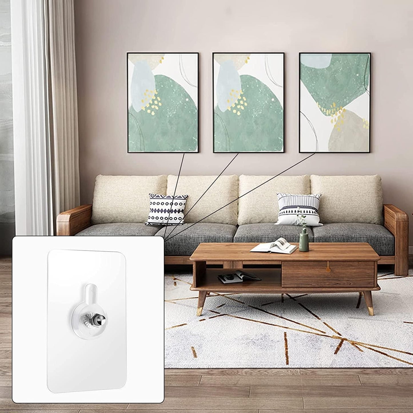 Reusable Adhesive Hooks for Wall ✅Heavy Duty✅