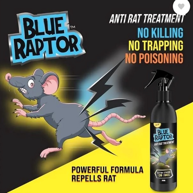 Rat Repellent Spray for Car 200ml : Buy 1 Get 1 Free
