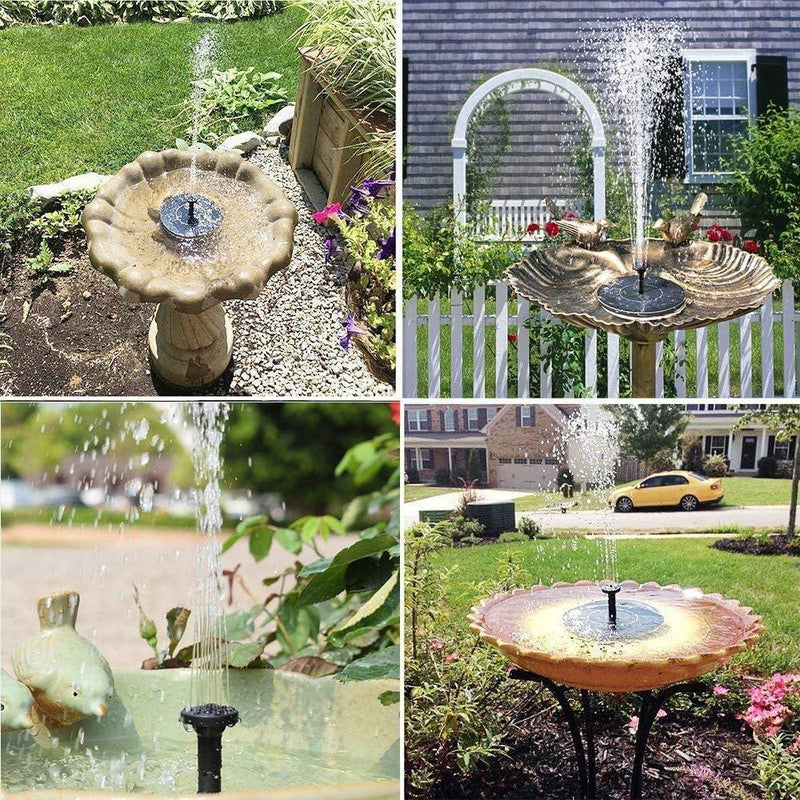 Solar Fountain Oasis (With LED Light)