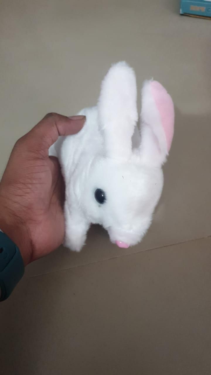 Hopping Bunny Toy Interactive Electronic Pet with Sounds and Movements