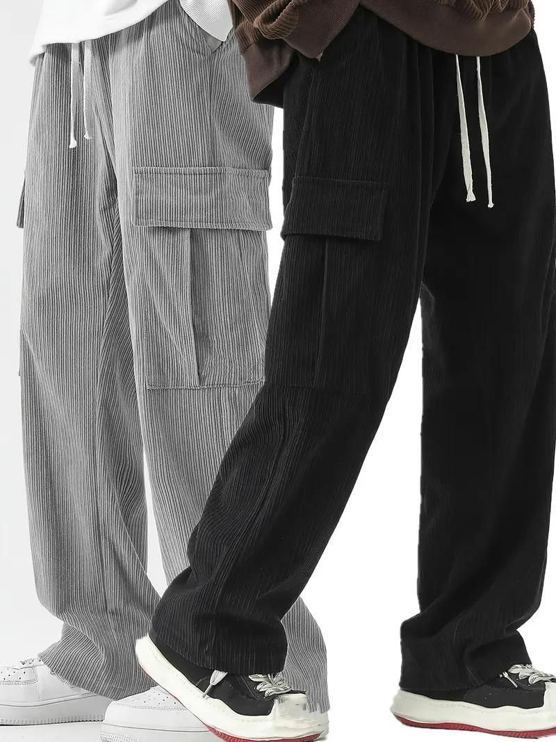 Men's Corduroy Cargo Pant Buy 1 Get 1 Free