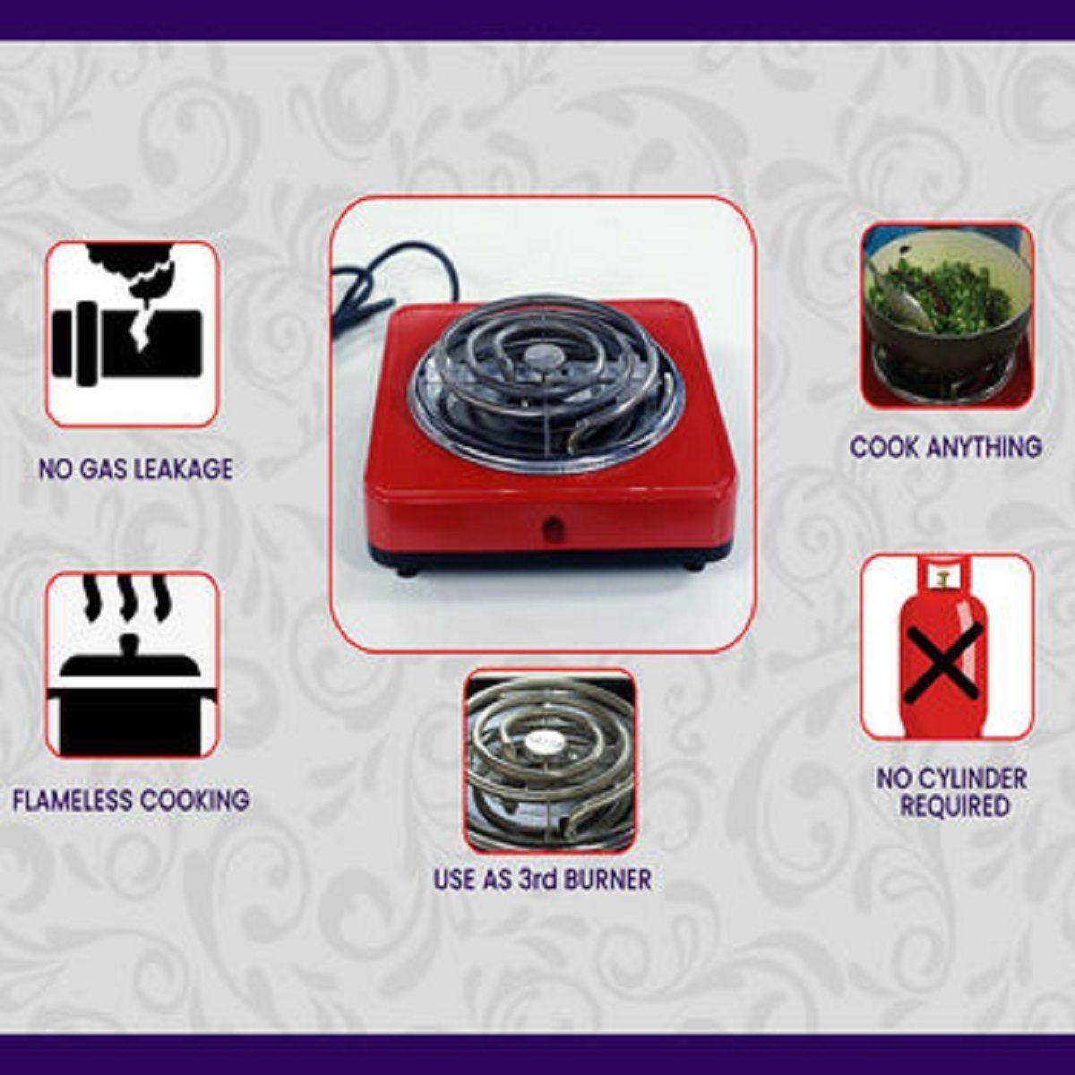 Flameless Electric Cooking Stove And Electric Room Heater
