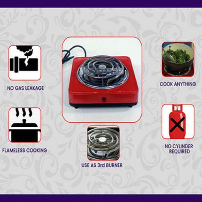 Flameless Electric Cooking Stove And Electric Room Heater