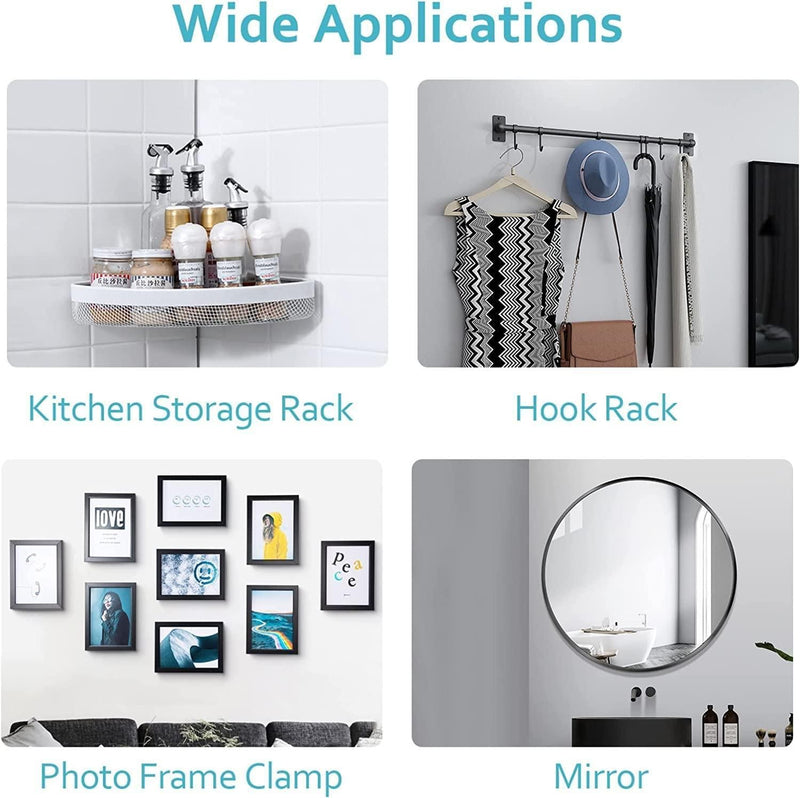 Reusable Adhesive Hooks for Wall ✅Heavy Duty✅