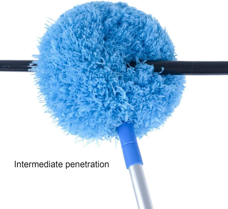 Microfiber Ceiling Fan Duster with Extension Handle - Reusable & Washable