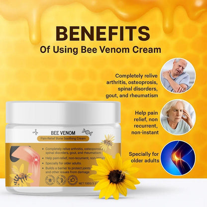 Bee Venom Pain Relief Bone Soothing Cream: Buy 1 Get 1 Free