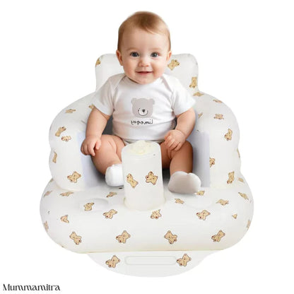 CuddleSeat™ – Premium Infant Sofa for Safe & Supported Sitting | Inflatable | Pediatrician-Backed Baby Sofa