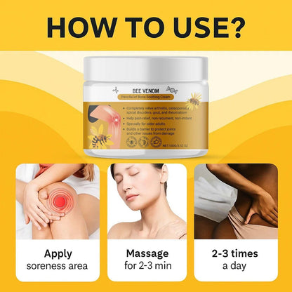 Bee Venom Pain Relief Bone Soothing Cream: Buy 1 Get 1 Free
