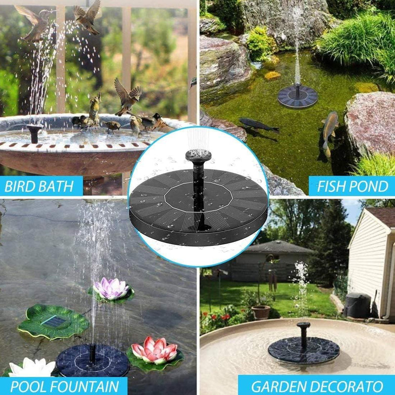 Solar Fountain Oasis (With LED Light)
