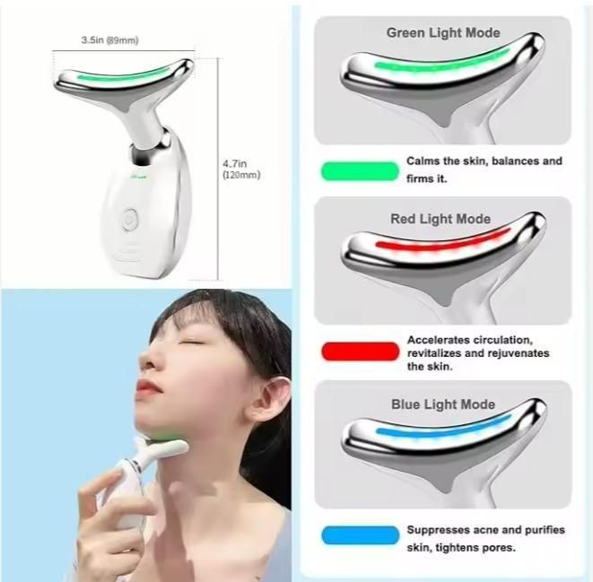LED Face and Neck Therapy Massager