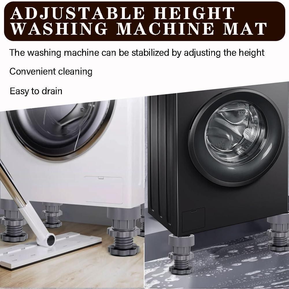 Adjustable Anti Vibration Washing Machine Feet Pads (Set of 4)
