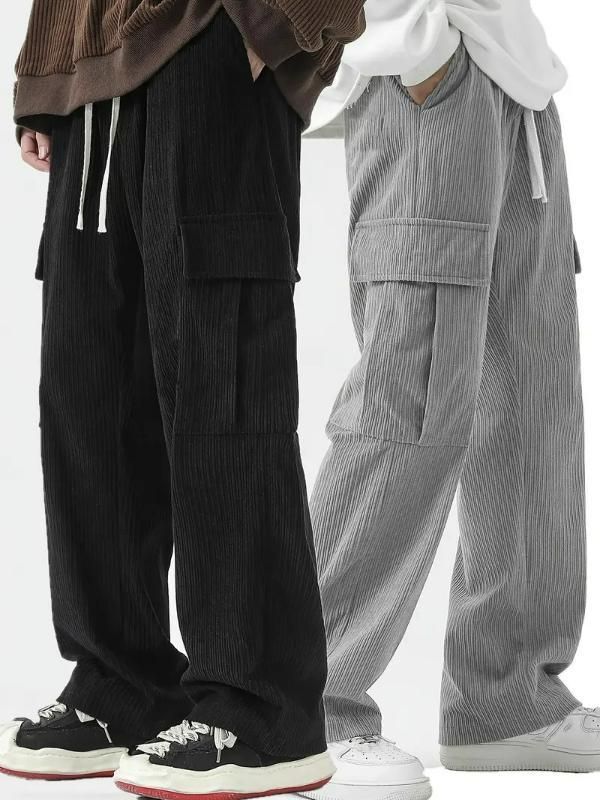 Men's Corduroy Cargo Pant Buy 1 Get 1 Free