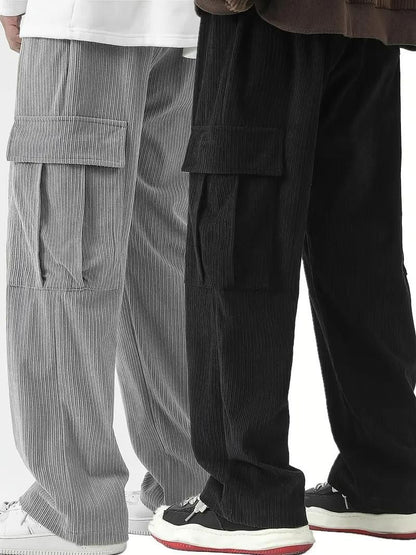 Men's Corduroy Cargo Pant Buy 1 Get 1 Free