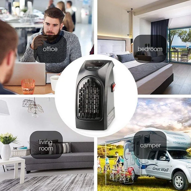 Electric Portable Mini Handy Heater Plug-In Wall (400w)