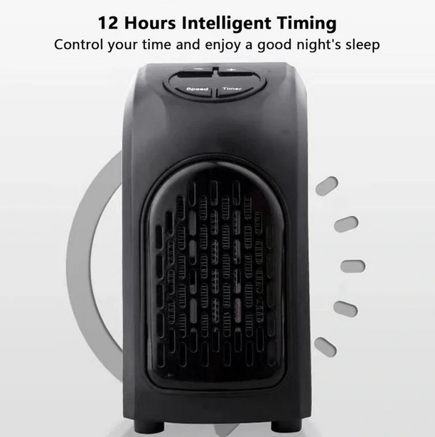 Electric Portable Mini Handy Heater Plug-In Wall (400w)