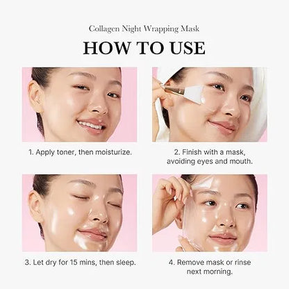 SS Medicube Collagen Overnight Wrapping Peel Off Facial Mask